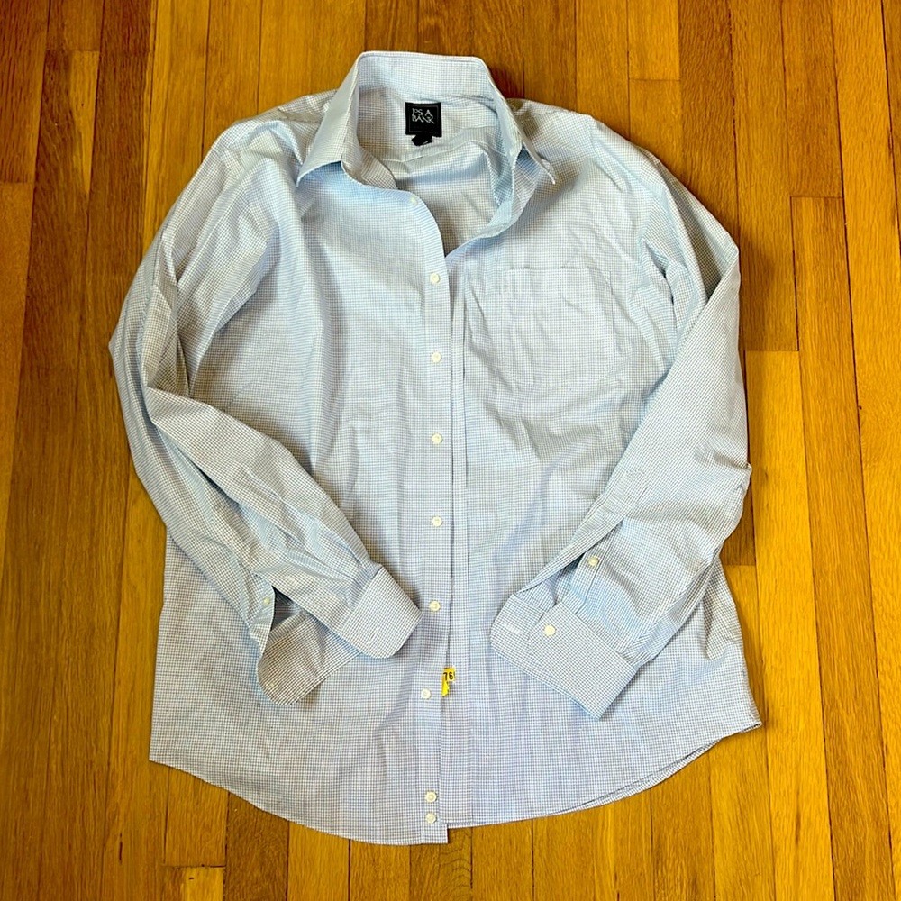 Joseph A Bank Traveler Shirt Slim Fit 17/35